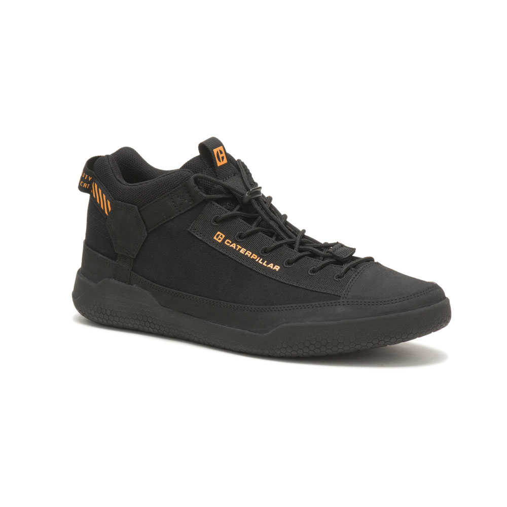 Caterpillar Hex Utility Philippines - Mens Trainers - Black 49832LYWV